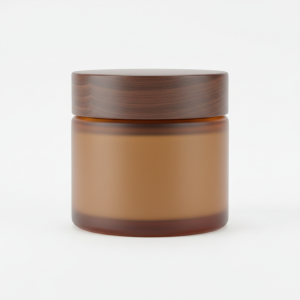 Professional product photography of Luxury Beard Balm 1.55oz, Silky, conditioning balm that seals in moisture and adds a light, enviable shine., Front view, clean white background, studio lighting, e-commerce product shot, photorealistic, high resolution --no text, words, letters, numbers, labels, watermarks, logos, captions, titles, subtitles, writing